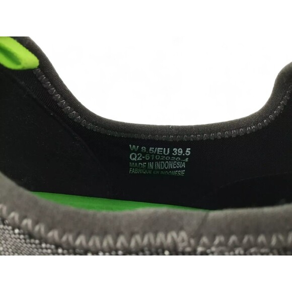 Oofos Oomg Low Shoe Womens 8.5 Recovery Slip-On Comfort Gray on Black - Picture 14 of 14